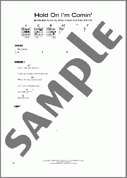 Hold On I'm Comin'(Sam & Dave/B.B. King & Eric Clapton) 楽譜 その他
