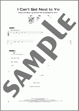 I Can't Get Next To You(The Temptations) 楽譜 その他
