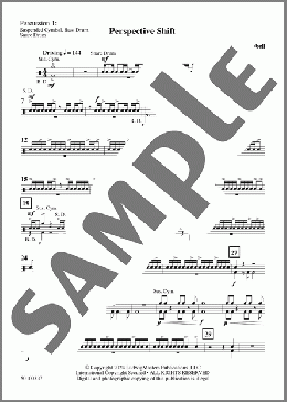 Perspective Shift - Percussion 1(Chris Campbell) 楽譜 その他