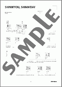 SHININ'YOU、SHININ'DAY(Char) 楽譜 ギター（弾き語り） 初～中級