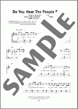 Do You Hear The People Sing? (from Les Miserables)(Alain Boublil/Jean-Marc Natel/Herbert Kretzmer/Claude-Michel Schonberg) 楽譜 その他 ダウンロード