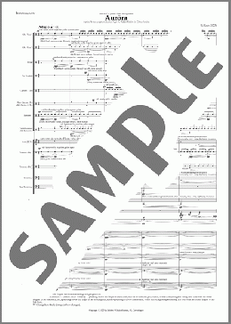 Aurora - Full Score(Lil Lacy) 楽譜 オーケストラ（パート）