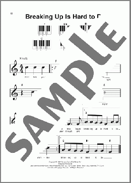 Breaking Up Is Hard To Do(Neil Sedaka/Partridge Family) 楽譜 ピアノ（ソロ）