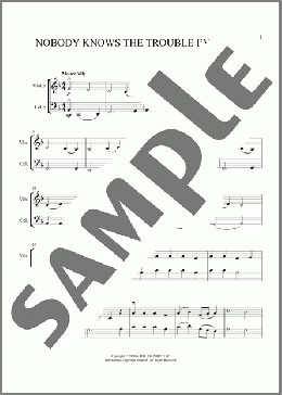 Nobody Knows The Trouble I've Seen (arr. Michelle Hynson)(African American Spiritual) 楽譜 その他 ダウンロード