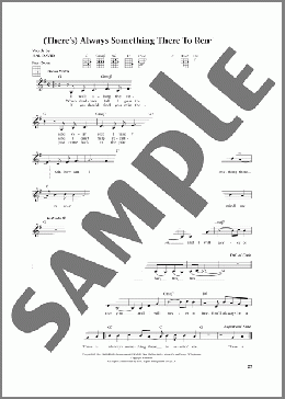 (There's) Always Something There To Remind Me (from The Daily Ukulele) (arr. Jim Beloff)(Lou Johnson) 楽譜 ウクレレ（弾き語り）