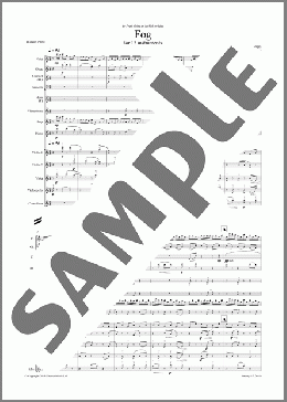 Fog (for 13 instruments) - Study Score(Esa-Pekka Salonen) 楽譜 オーケストラ（パート）