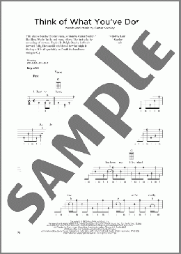 Think Of What You've Done (arr. Fred Sokolow)(Carter Stanley) 楽譜 その他