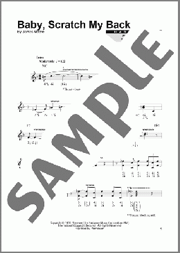 Baby, Scratch My Back(Slim Harpo) 楽譜 ハーモニカ ダウンロード