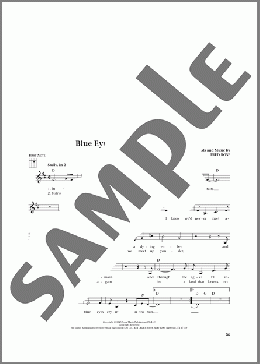 Blue Eyes Crying In The Rain (from The Daily Ukulele) (arr. Jim Beloff)(Elvis Presley/Willie Nelson) 楽譜 ウクレレ（弾き語り）