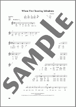 When I'm Cleaning Windows (from The Daily Ukulele) (arr. Jim Beloff)(George Formby/Harry Gifford/Fred Cliffe) 楽譜 ウクレレ（弾き語り） ダウンロード