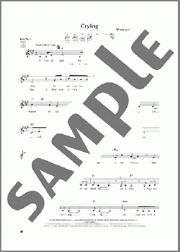 Crying (from The Daily Ukulele) (arr. Jim Beloff)(Don McLean/Roy Orbison/Jay & The Americans) 楽譜 ウクレレ（弾き語り） ダウンロード