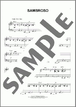 Sambroso (arr. Brent Edstrom)(David Torres) 楽譜 ピアノ（ソロ） ダウンロード