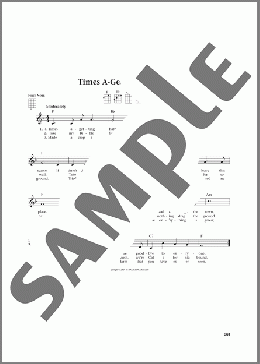 Times A-Getting Hard, Boys (from The Daily Ukulele) (arr. Jim Beloff)(Traditional) 楽譜 ウクレレ（弾き語り） ダウンロード