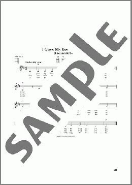 I Gave My Love A Cherry (The Riddle Song) (from The Daily Ukulele) (arr. Jim Beloff)(Traditional) 楽譜 ウクレレ（弾き語り）