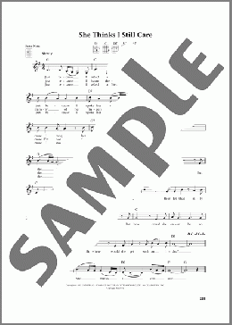 She Thinks I Still Care (from The Daily Ukulele) (arr. Jim Beloff)(George Jones/Elvis Presley) 楽譜 ウクレレ（弾き語り） ダウンロード