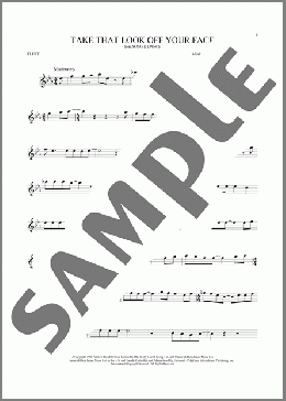 Take That Look Off Your Face (from Tell Me On a Sunday)(Don Black/Andrew Lloyd Webber) 楽譜 フルート ダウンロード