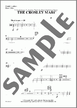 The Crosley March (arr. Loras John Schissel) - Crash Cymbals & Bass Drum(Henry Fillmore) 楽譜 その他 ダウンロード