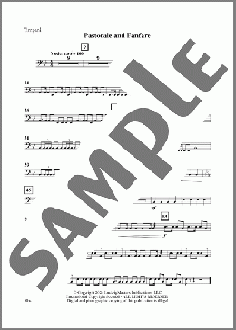 Pastorale and Fanfare - Timpani(Robert Spicer) 楽譜 その他 ダウンロード