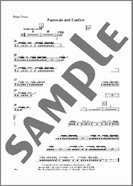 Pastorale and Fanfare - Snare Drum(Robert Spicer) 楽譜 その他 ダウンロード