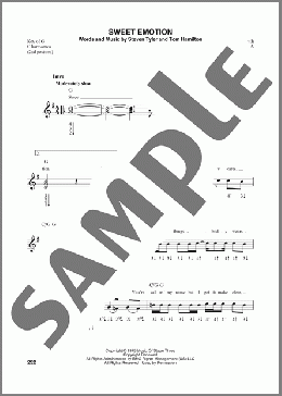 Sweet Emotion(Aerosmith) 楽譜 ハーモニカ ダウンロード