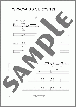 Wynona's Big Brown Beaver(Primus) 楽譜 ギター（ソロ） ダウンロード