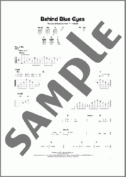 Behind Blue Eyes(The Who) 楽譜 その他 ダウンロード