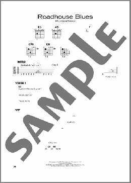 Roadhouse Blues(The Doors) 楽譜 その他 ダウンロード