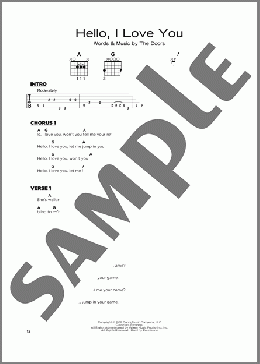 Hello, I Love You(The Doors) 楽譜 その他 ダウンロード