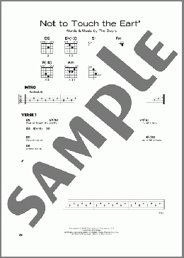 Not To Touch The Earth(The Doors) 楽譜 その他 ダウンロード