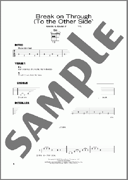 Break On Through (To The Other Side)(The Doors) 楽譜 その他 ダウンロード