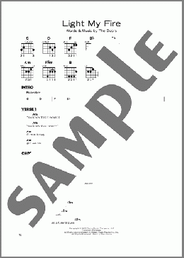 Light My Fire(The Doors/Jose Feliciano) 楽譜 その他 ダウンロード