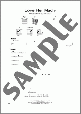 Love Her Madly(The Doors) 楽譜 その他 ダウンロード