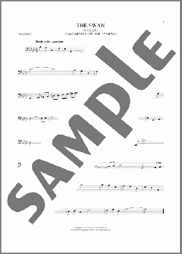 The Swan (Le Cygne)(Camille Saint-Saens) 楽譜 トロンボーン（ソロ） ダウンロード