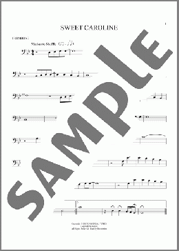 Sweet Caroline(Neil Diamond) 楽譜 トロンボーン（ソロ） ダウンロード