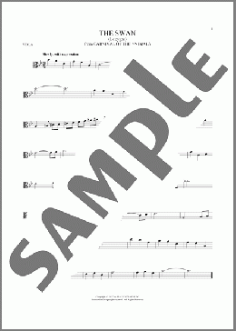 The Swan (Le Cygne)(Camille Saint-Saens) 楽譜 その他 ダウンロード