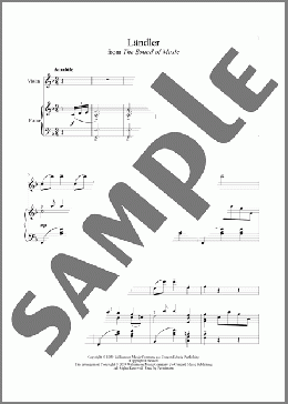 Landler (from The Sound of Music)(Richard Rodgers/Oscar Hammerstein II/Rodgers & Hammerstein) 楽譜 その他 ダウンロード