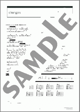 changes(Base Ball Bear) 楽譜 ギター（コード） 中級 ダウンロード 定額サブスク